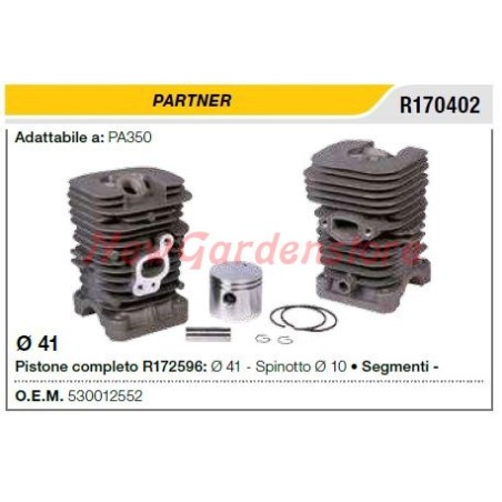 Piston cylinder segments PARTNER chainsaw PA350 R170402 | Newgardenstore.eu