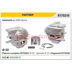 Segments de cylindre de piston PARTNER tronçonneuse K650 ACTIVE R170210 | Newgardenstore.eu