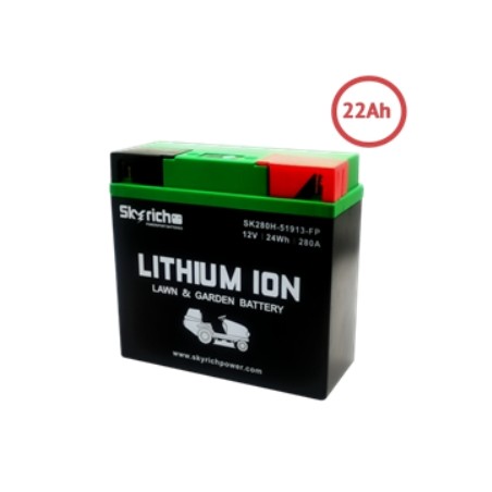 SKYRICH Rasentraktor Lithium-Batterie Kapazität 22Ah Spannung 12V
