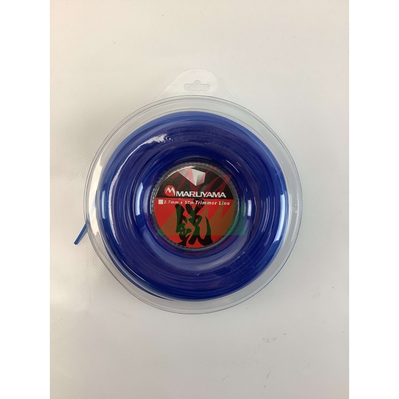 Filo decespugliatore MARUYAMA sezione quadrata diametro 2,7 mm lunghezza 57 m