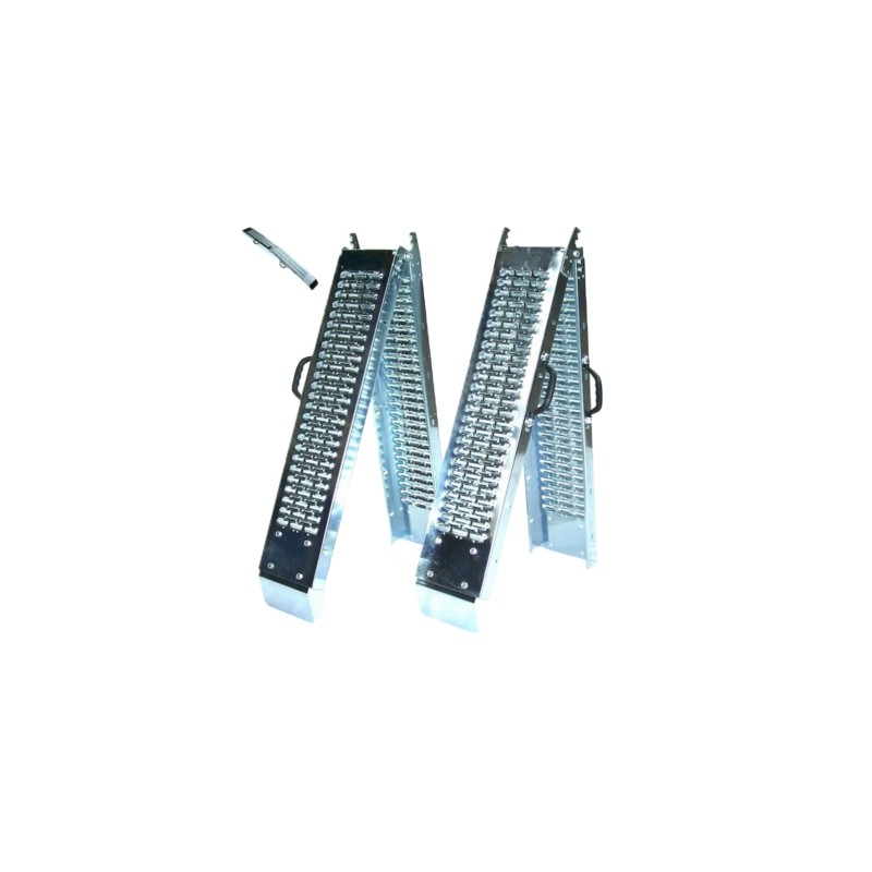 Pair of folding ramps load capacity 400 kg length 180 cm width 22.5 cm