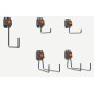 HUSQVARNA Aspire Kit de 5 crochets pour ranger les outils de jardinage