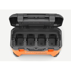 HUSQVARNA 40-C1000X4 chargeur portable multi-rack 4 compartiments de charge