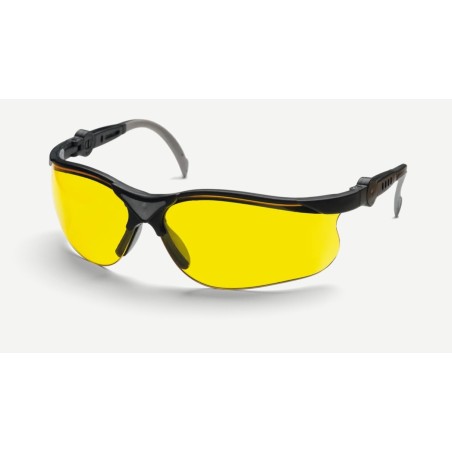 Gafas HUSQVARNA Yellow X con lentes amarillas resistentes a los arañazos | Newgardenstore.eu