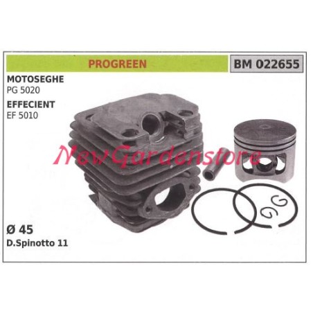 Segments de cylindre de piston PROGREEN moteur de tronçonneuse PG 5020 022655 | Newgardenstore.eu