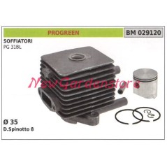 Cilindro pistone segmenti PROGREEN motore tagliasiepe PG 31BL 029120 | Newgardenstore.eu