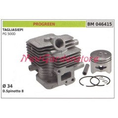Cilindro pistone segmenti PROGREEN motore tagliasiepe PG 500D 046415 | Newgardenstore.eu