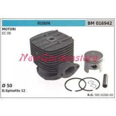 Cilindro pistone segmenti ROBIN motore decespugliatore EC 08 016942 | Newgardenstore.eu