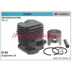 Cilindro pistone segmenti ROBIN motore decespugliatore NB 411 016013