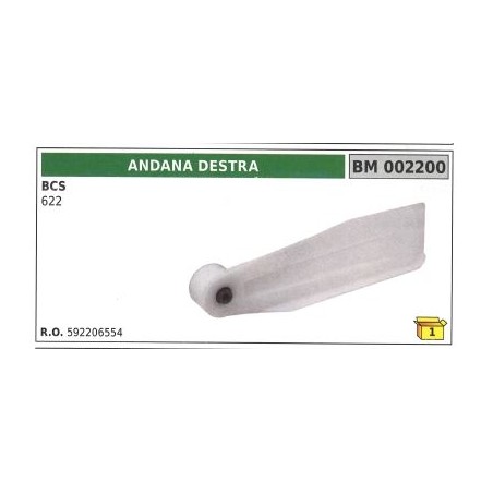 Hilera derecha para bcs 622 segadora de motor | Newgardenstore.eu