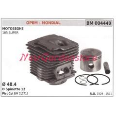 Cilindro pistone segmenti seeger OPEM motore motosega 165 super 004449