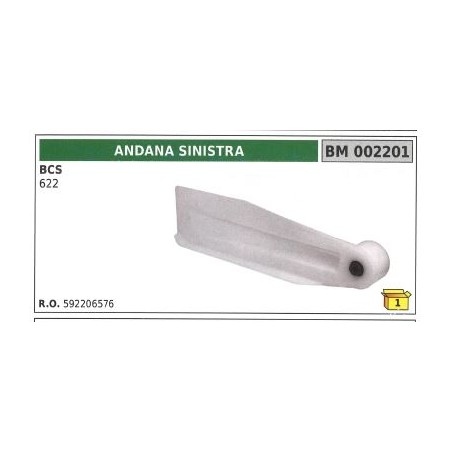 Hilera izquierda para bcs 622 segadora de motor | Newgardenstore.eu