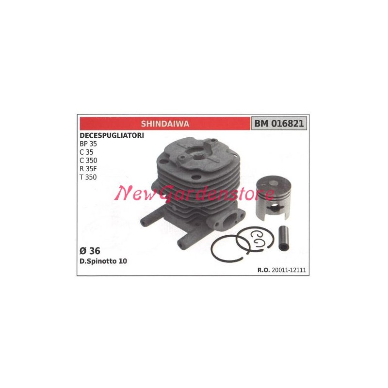 Kolben-Zylinder-Segmente SHINDAIWA Bürstenmäher Motor BP 35 C 35 350 016821