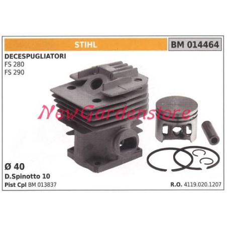 Piston cylinder segments STIHL brushcutter FS 280 290 engine 014464 | Newgardenstore.eu