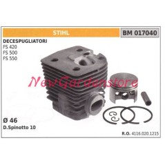 Cilindro pistone segmenti STIHL motore decespugliatore FS 420 500 550 017040 | Newgardenstore.eu