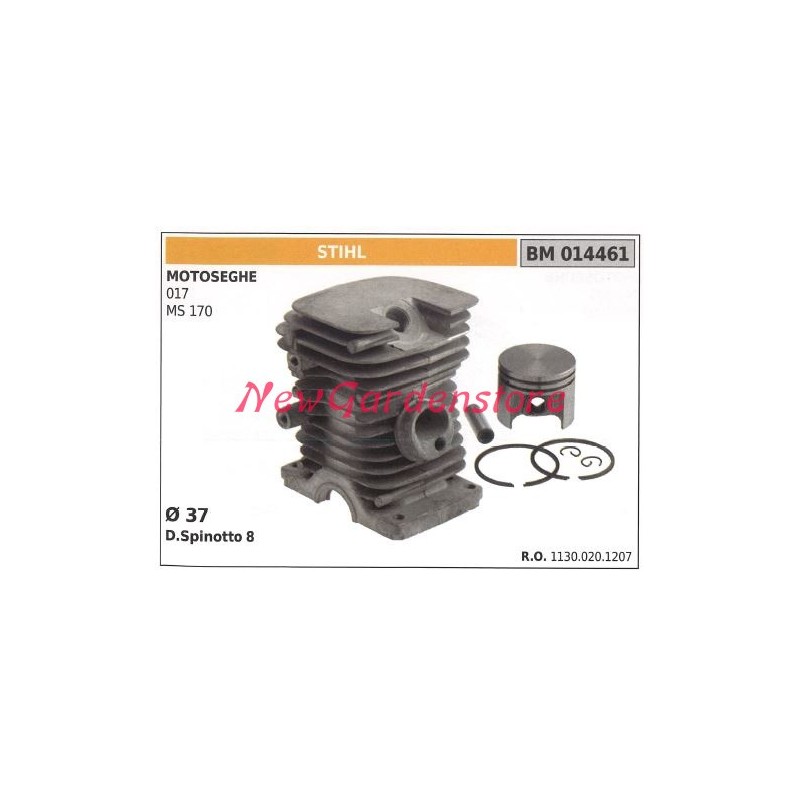 Segmentos de cilindro de pistón STIHL motor de motosierra 017 MS 170 014461