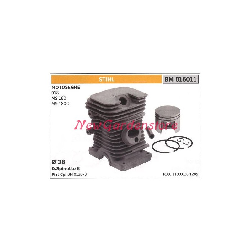Piston rod cylinder segments STIHL chainsaw engine 018 MS 180 180C 016011