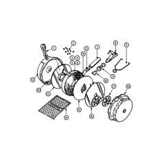 COVER WITH GEAR 505697331 ORIGINAL HUSQVARNA
