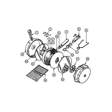 ABDECKUNG MIT ZAHNRAD ??505697331 ORIGINAL HUSQVARNA | Newgardenstore.eu