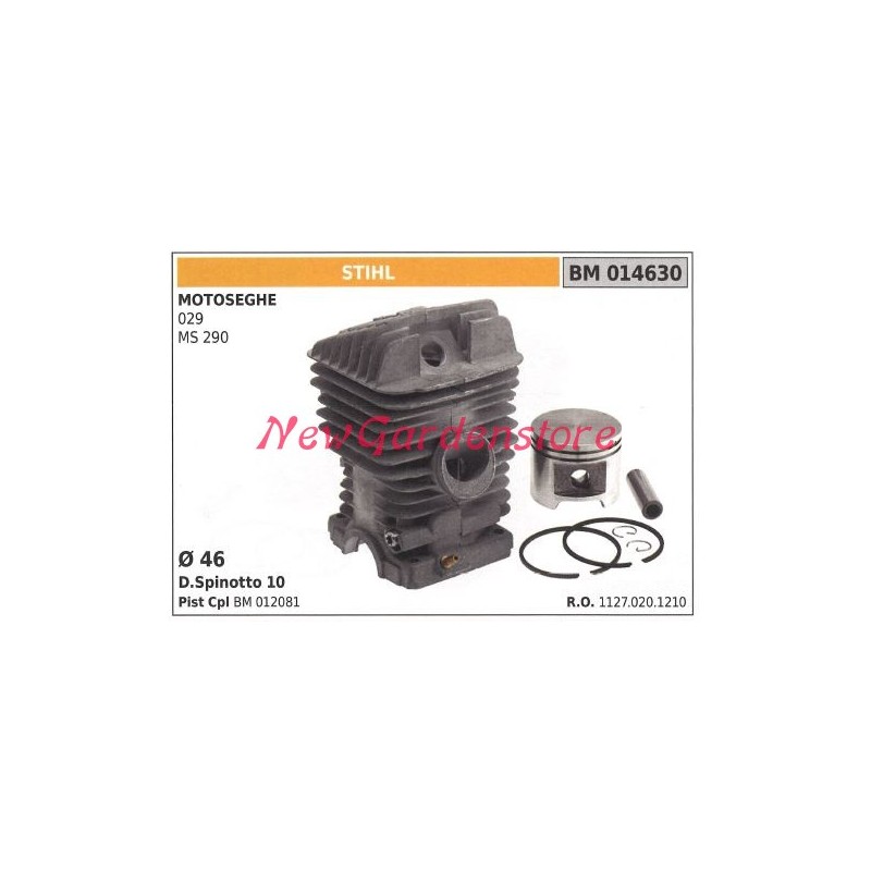 Cilindro pistone segmenti STIHL motore motosega 029 MS 290 014630