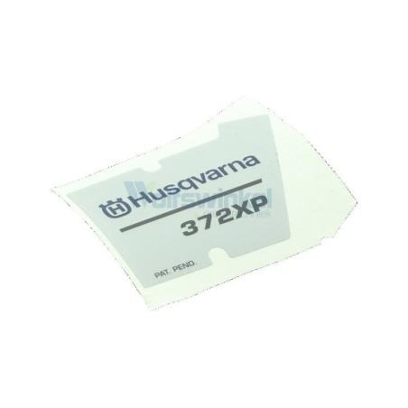 ETIKETT FÜR 372 537230201 ORIGINAL HUSQVARNA | Newgardenstore.eu