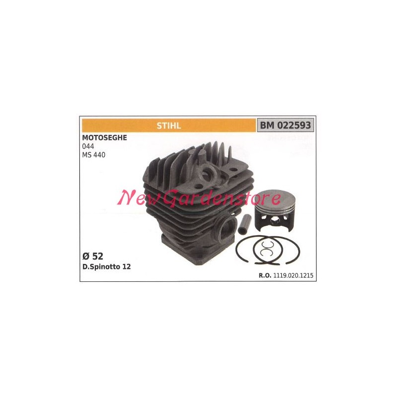 Segmentos de cilindro de pistón para motor de motosierra STIHL 044 MS 440 022593