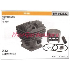 Cilindro pistone segmenti STIHL motore motosega 046 MS 460 012332 | Newgardenstore.eu