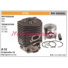 Cilindro pistone segmenti STIHL motore motosega 050 051 006881 | Newgardenstore.eu