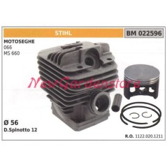 Piston cylinder segments STIHL chainsaw engine 066 MS 660 022596 | Newgardenstore.eu