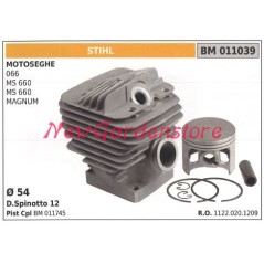 Cilindro pistone segmenti STIHL motore motosega 066 MS 660 660 MAGNUM 011039