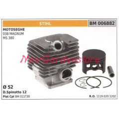 Cilindro pistone segmenti STIHL motore motosega MAGNUM 038  MS 380 006882