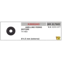 Anellino fermo KAWASAKI decespugliatore TH 48D Ø esterno 4,5mm 92055-2077 | Newgardenstore.eu