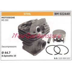 Cylindre à segments STIHL pour moteur de tronçonneuse MS 260 022440