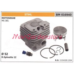Piston cylinder segments STIHL chain saw engine MS 381 016940