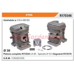 Piston cylinder segments STIHL chainsaw 018 MS180 R170346