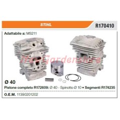 Kolbenstangen-Zylindersegmente STIHL Kettensäge MS211 R170410