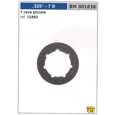 NEWGARDENSTORE pinion self-aligning ring teeth 7 .325" 7 slots 001838 | Newgardenstore.eu