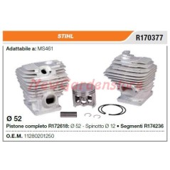 Segments de cylindre à piston compatibles avec les tronçonneuses STIHL MS461 11280201250