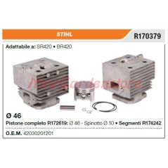 Segmentos de cilindro de émbolo Motosierra STIHL SR420 BR420 R170379