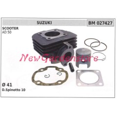 Segment de cylindre à piston moteur de scooter SUZUKI AD 50 027427 | Newgardenstore.eu