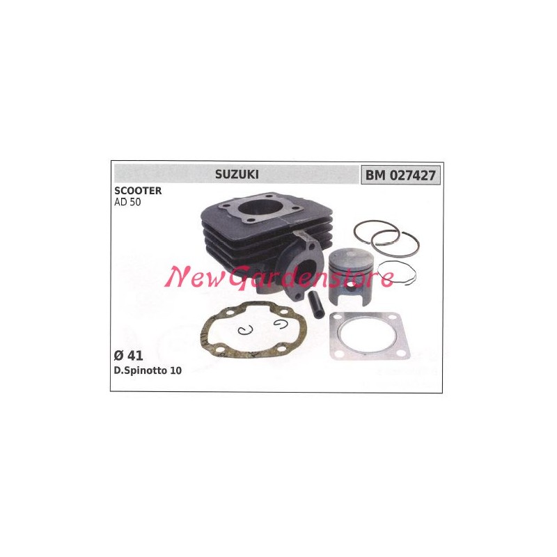 Segment de cylindre à piston moteur de scooter SUZUKI AD 50 027427