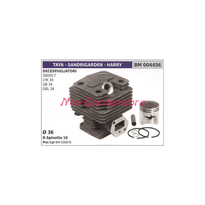 Segments de cylindre de piston Moteur de débroussailleuse TAYA 3600S-T LYK 34 004456