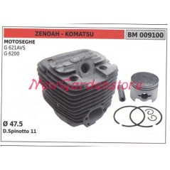 Piston cylinder ZENOAH piston rings for G 621AVS 6200 chain saw motor 009100