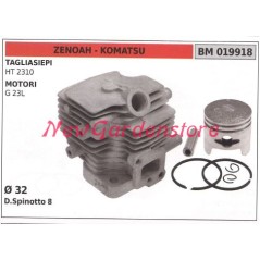 Cilindro pistone segmenti ZENOAH motore tagliasiepe HT 2310 019918