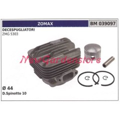 Cilindro pistone segmenti ZOMAX motore decespugliatore ZMG 5303 039097