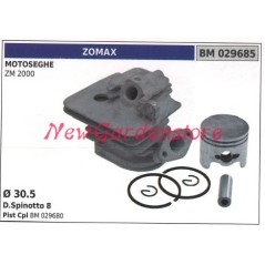 Cylindre de piston ZOMAX segments de piston pour moteur de tronçonneuse ZM 2000 029685 | Newgardenstore.eu
