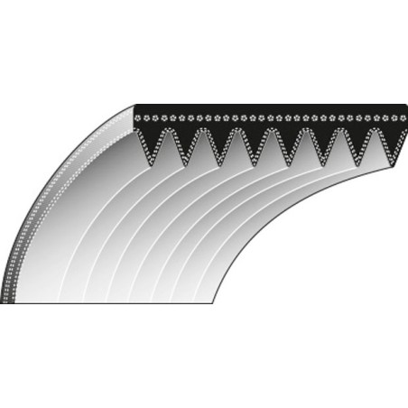 Belt compatible with cutter MAKITA DPC8112 DPC8132 965.300.480 | Newgardenstore.eu