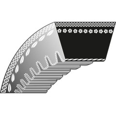 Belt compatible cutter PARTNER K1250 9,5x1010 3/8'x39,76''