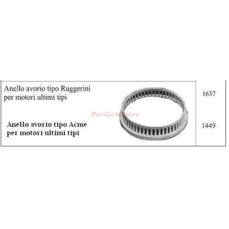 Stachelring für Wandertraktor RUGGERINI 1449 | Newgardenstore.eu