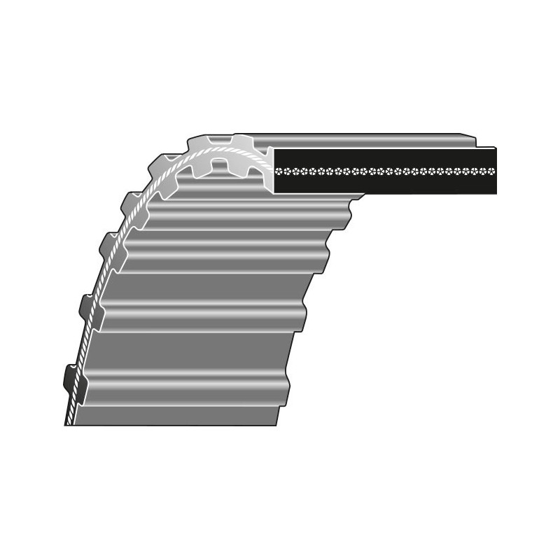 Cinghia con doppia dentatura trattorino tagliaerba rasaerba MTD FG100277